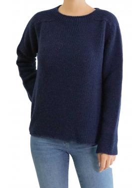 Maglione tinta unita girocollo